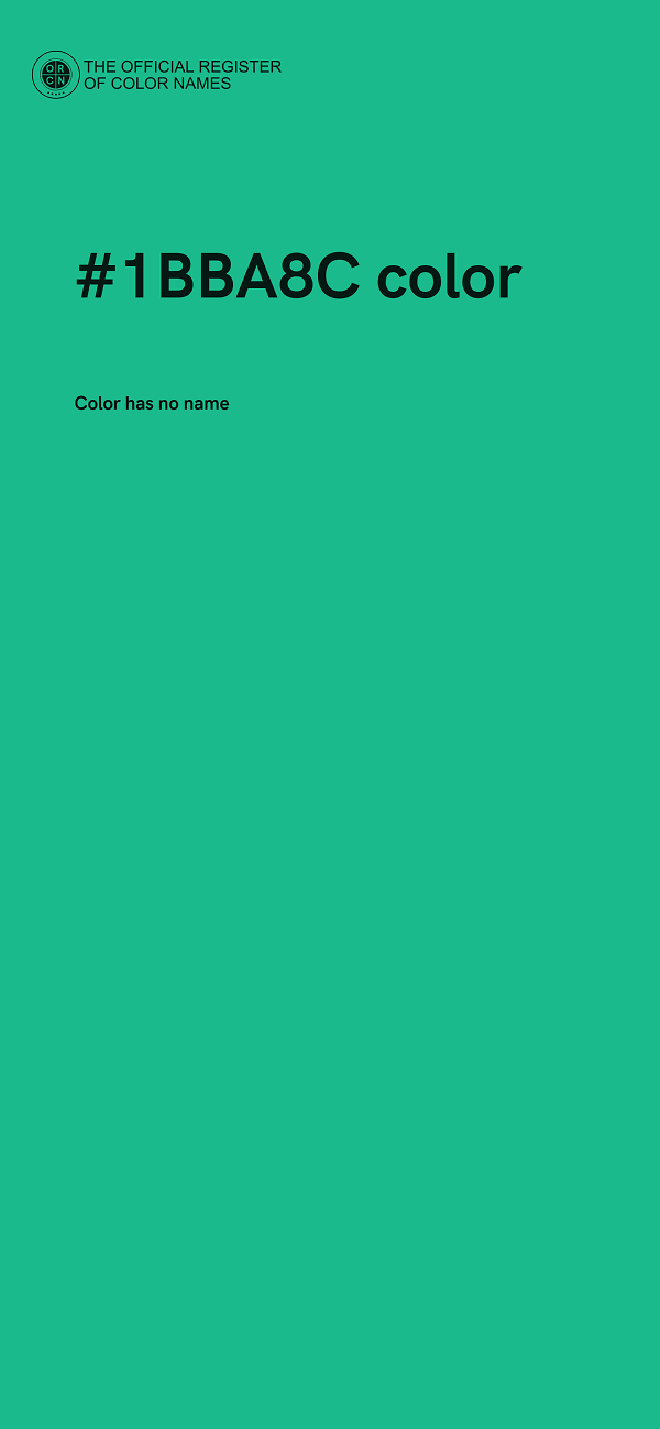 #1BBA8C color image