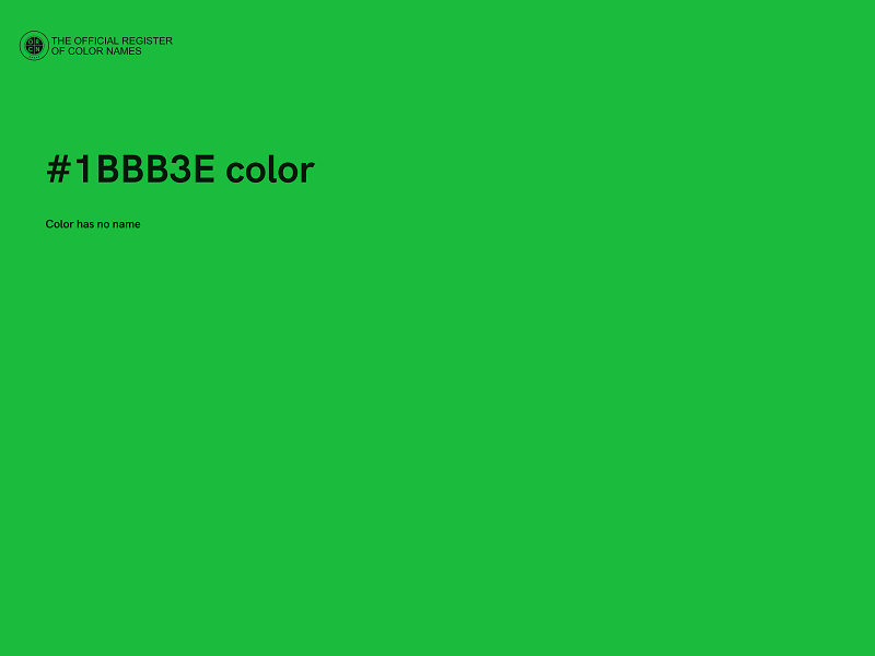 #1BBB3E color image
