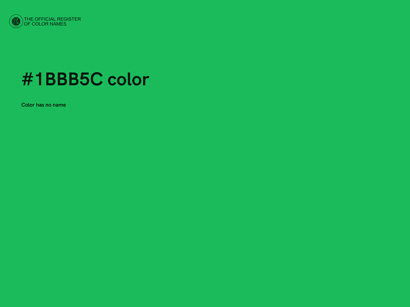#1BBB5C color image