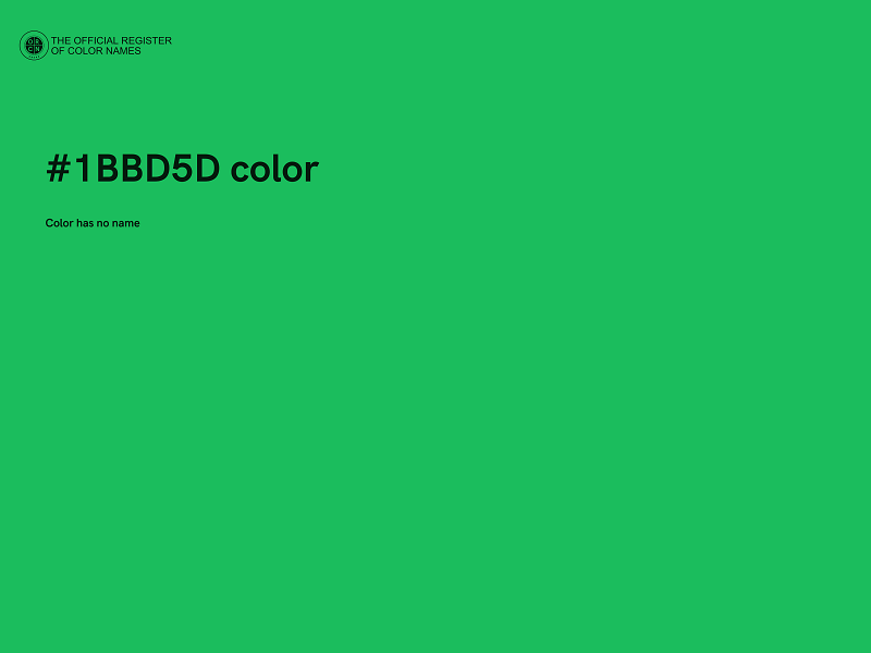 #1BBD5D color image
