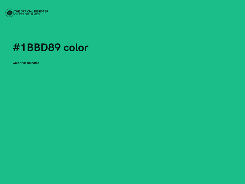 #1BBD89 color image