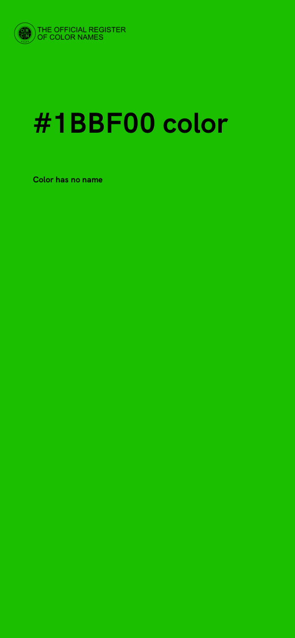 #1BBF00 color image