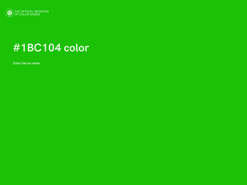 #1BC104 color image