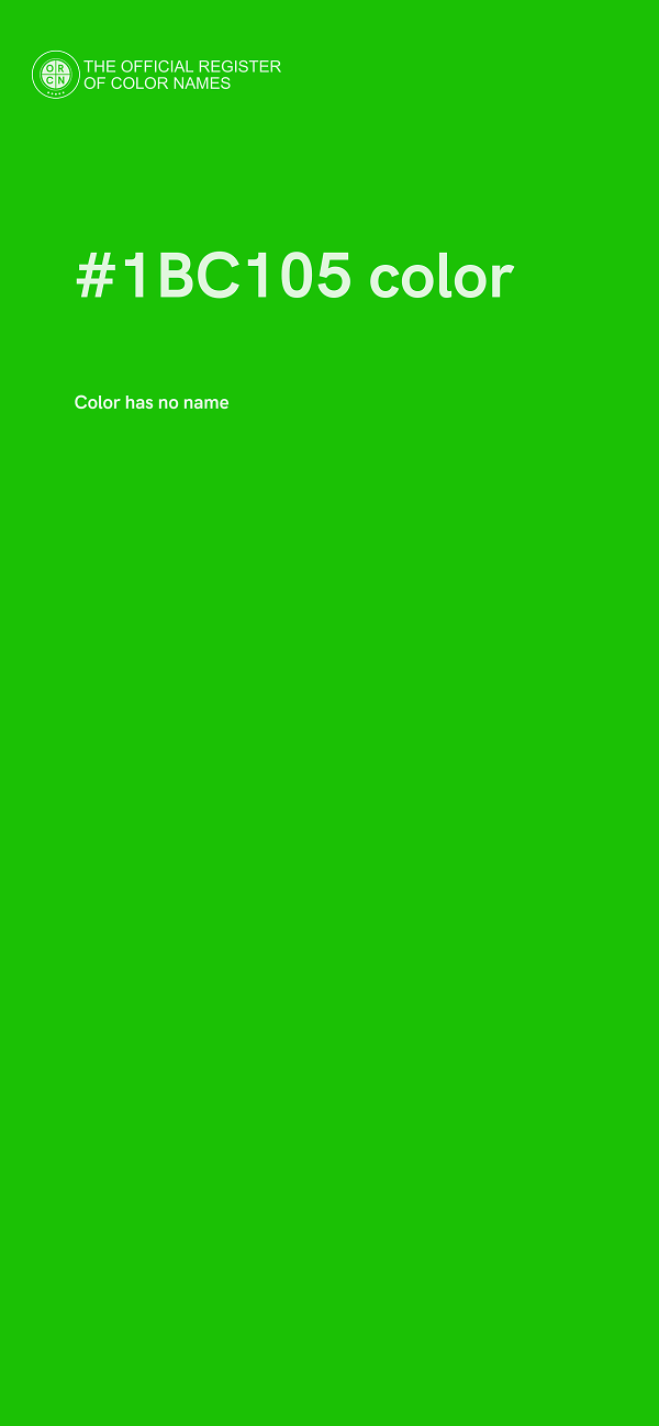 #1BC105 color image