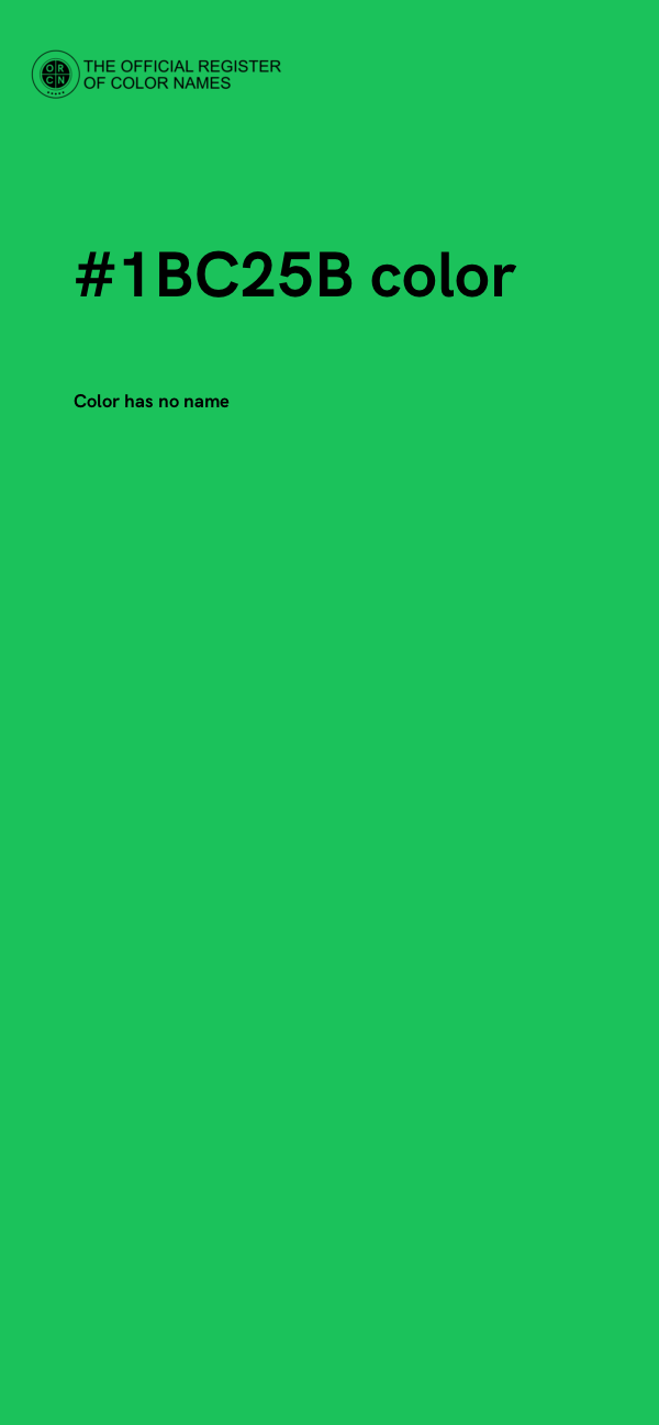 #1BC25B color image