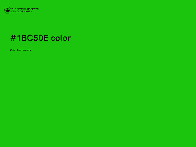 #1BC50E color image