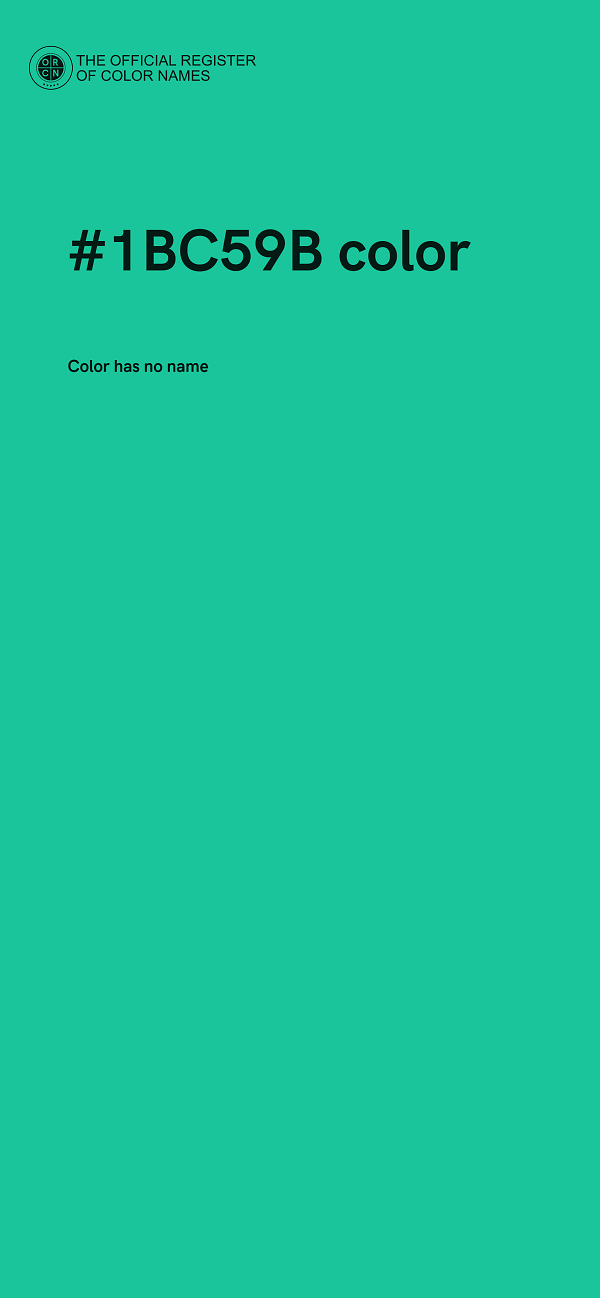 #1BC59B color image