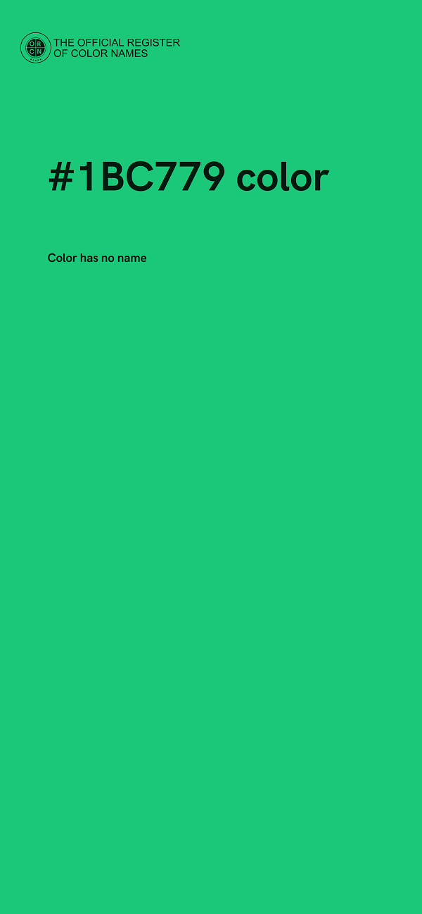 #1BC779 color image