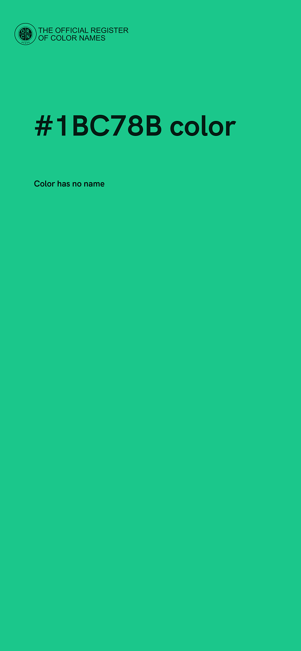 #1BC78B color image