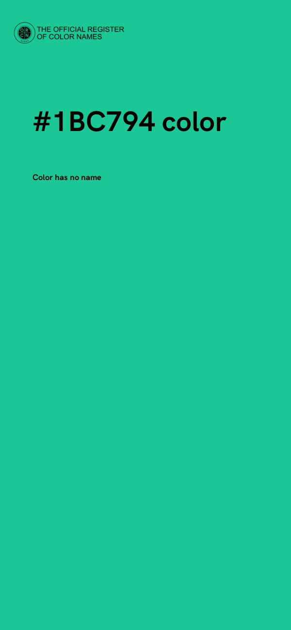 #1BC794 color image