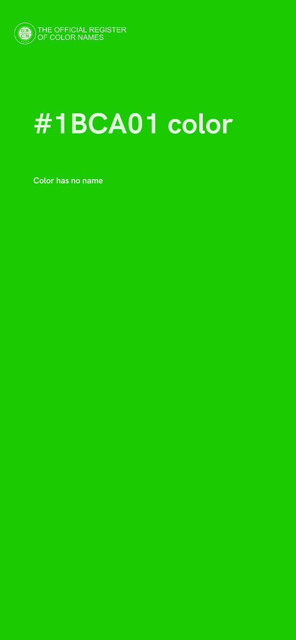 #1BCA01 color image