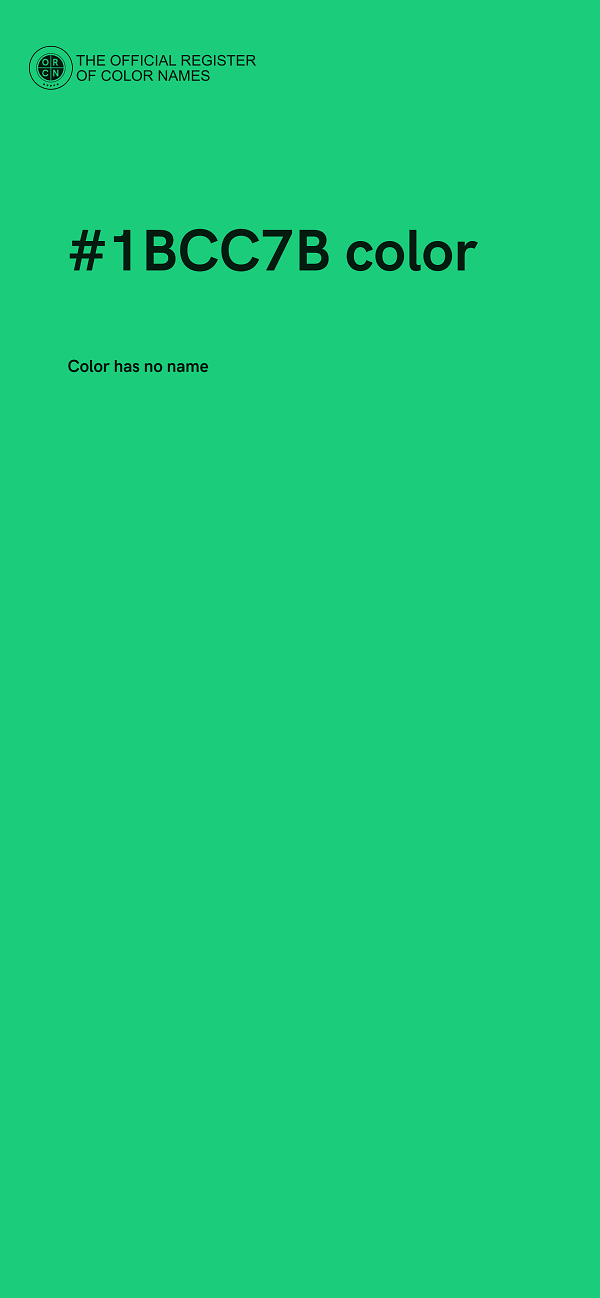 #1BCC7B color image