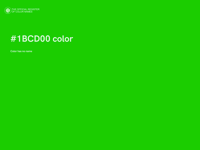 #1BCD00 color image