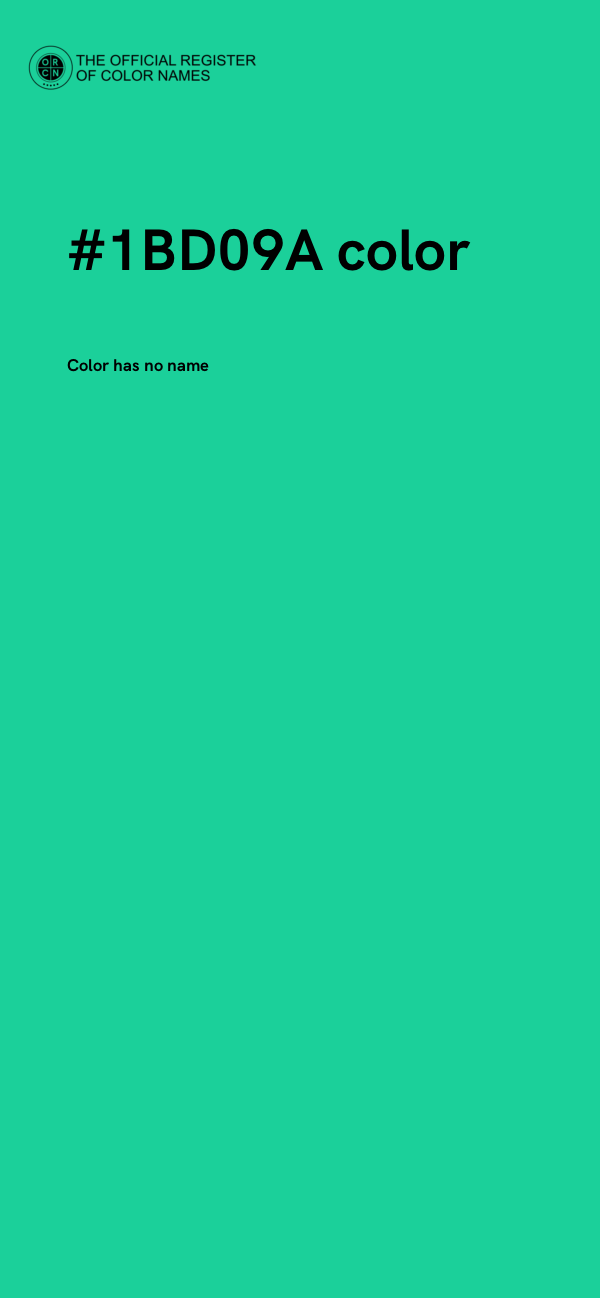 #1BD09A color image