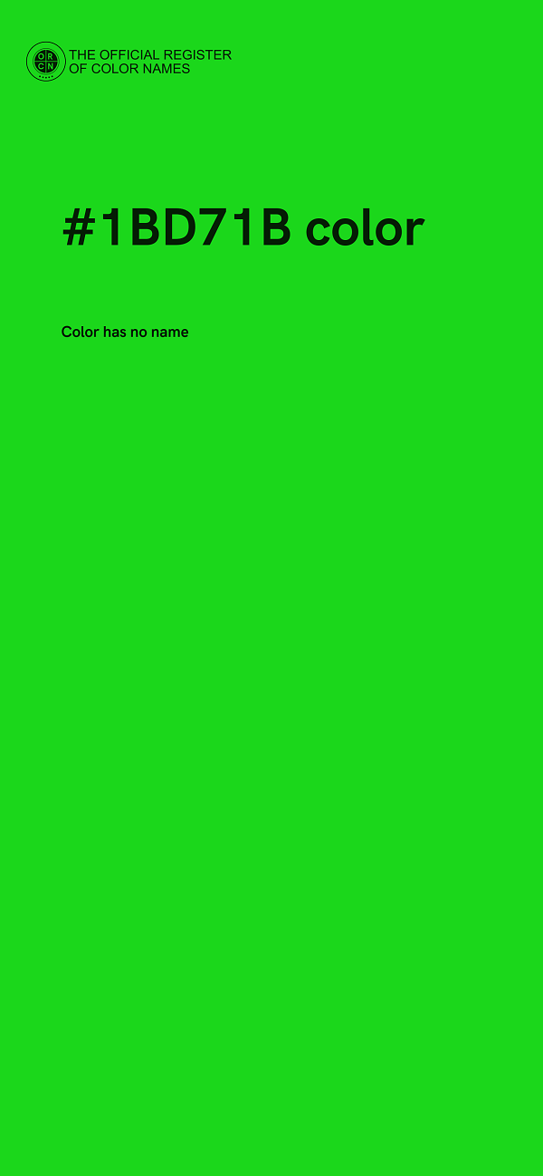 #1BD71B color image