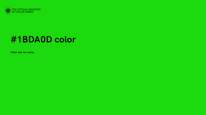 #1BDA0D color image