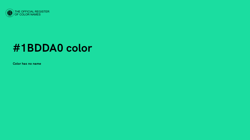 #1BDDA0 color image