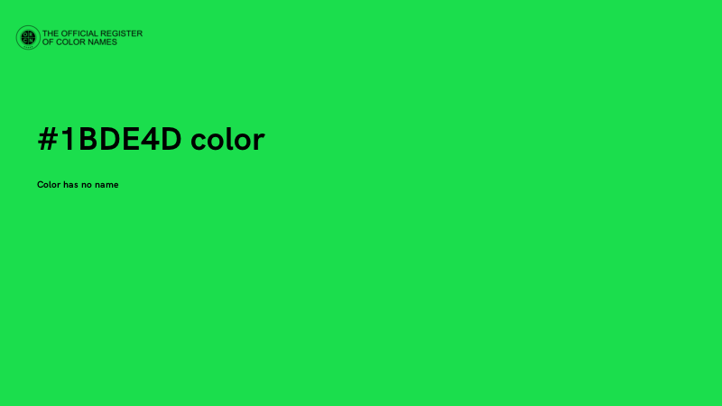 #1BDE4D color image