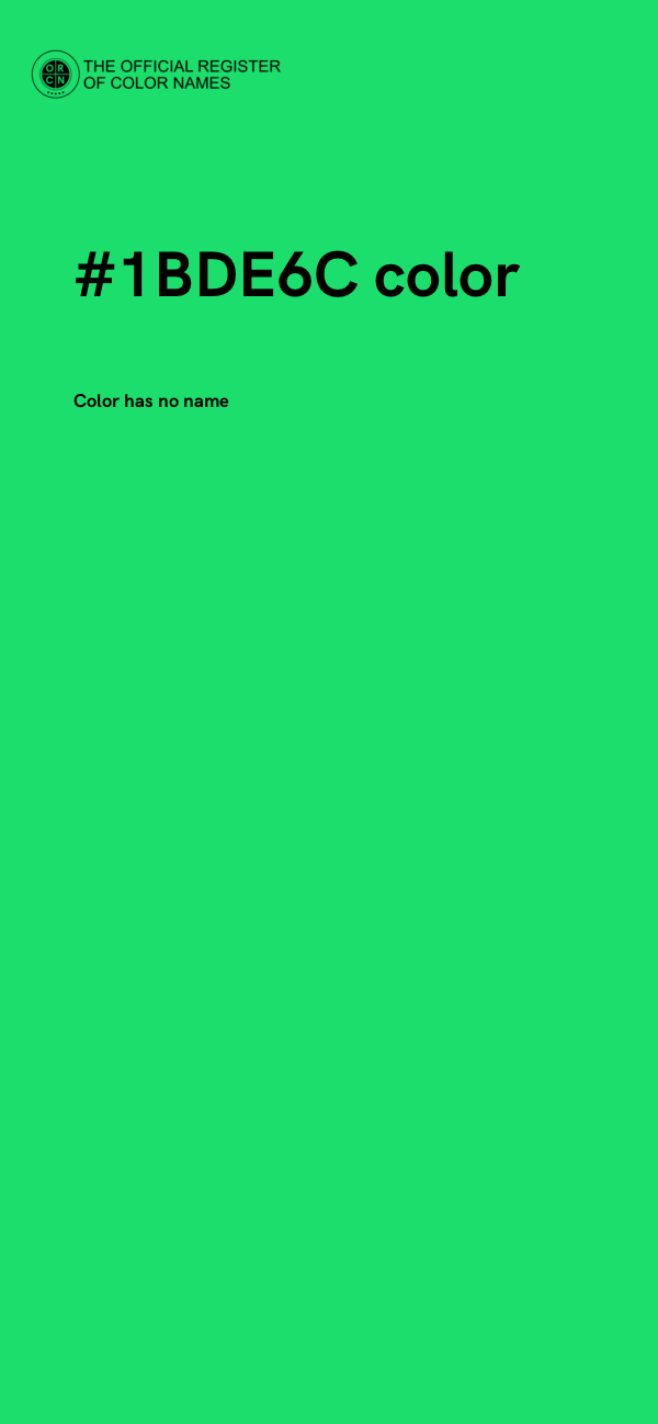 #1BDE6C color image