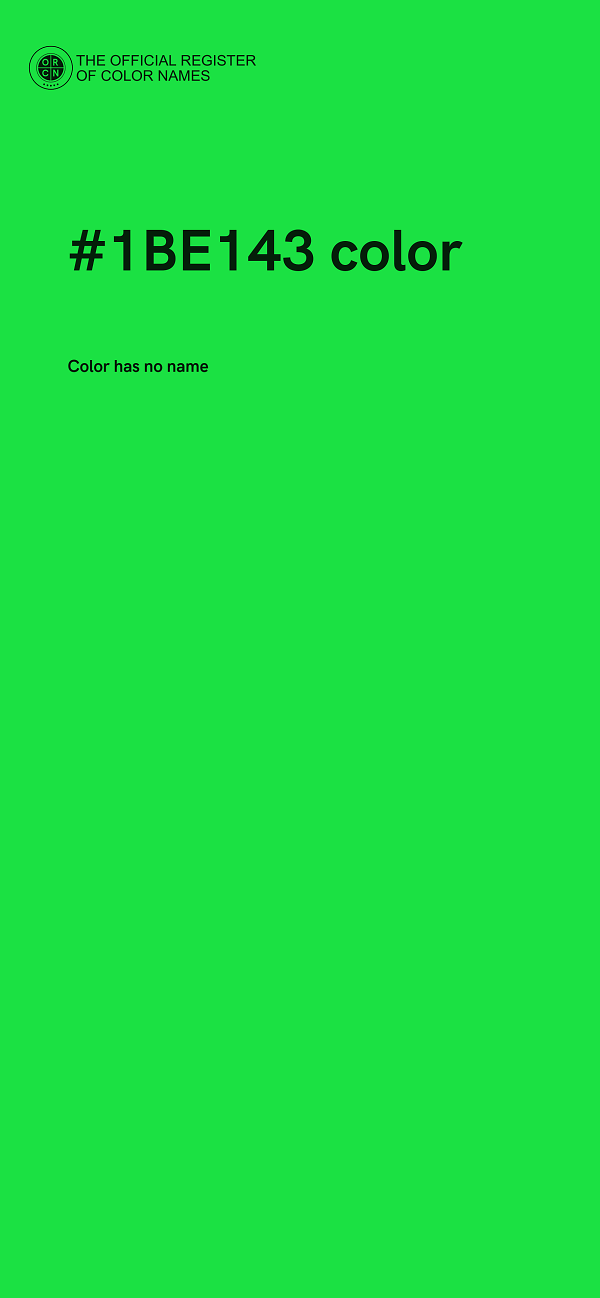 #1BE143 color image