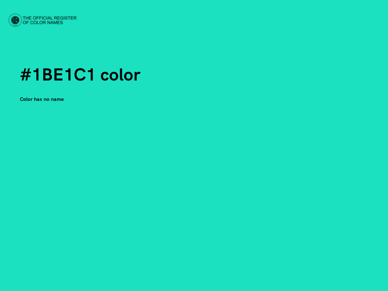 #1BE1C1 color image