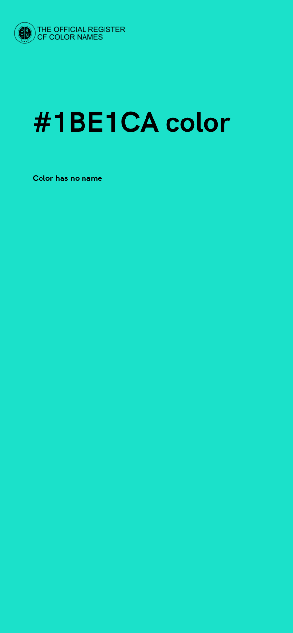 #1BE1CA color image