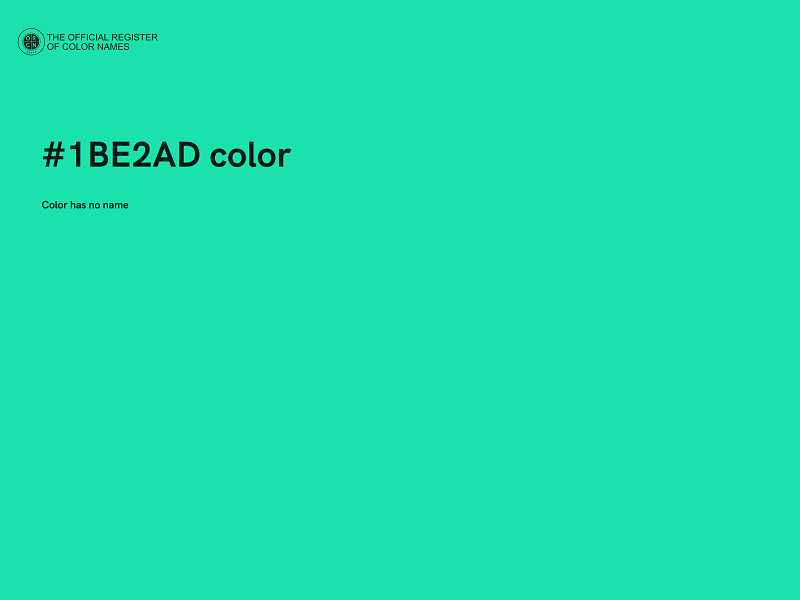 #1BE2AD color image