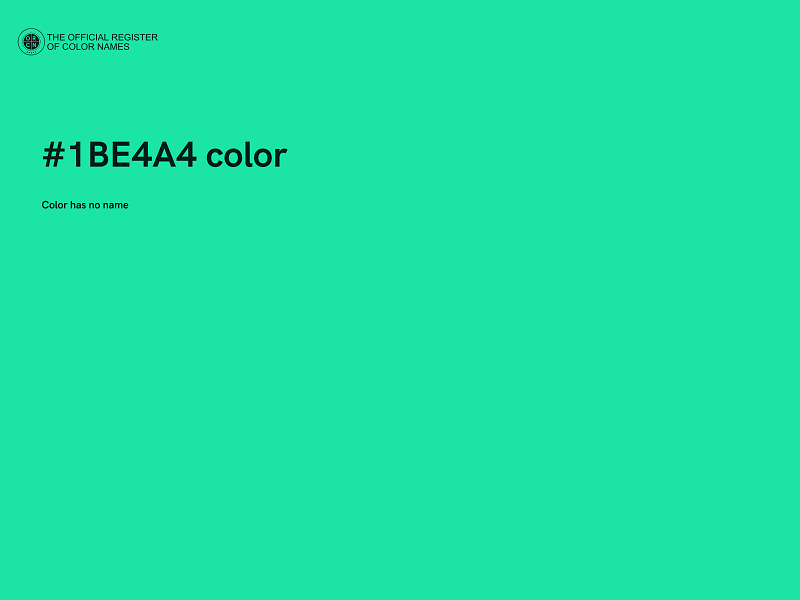 #1BE4A4 color image