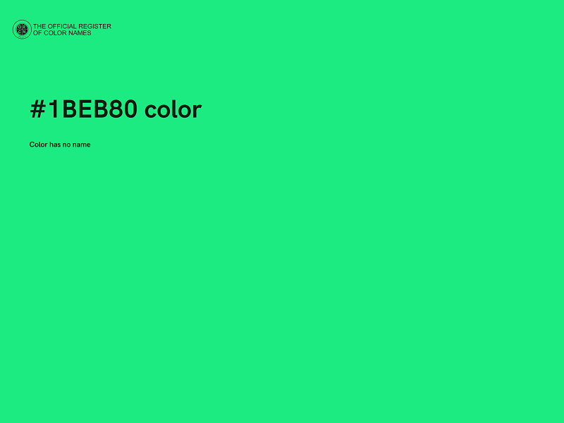 #1BEB80 color image