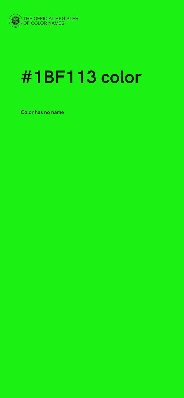 #1BF113 color image