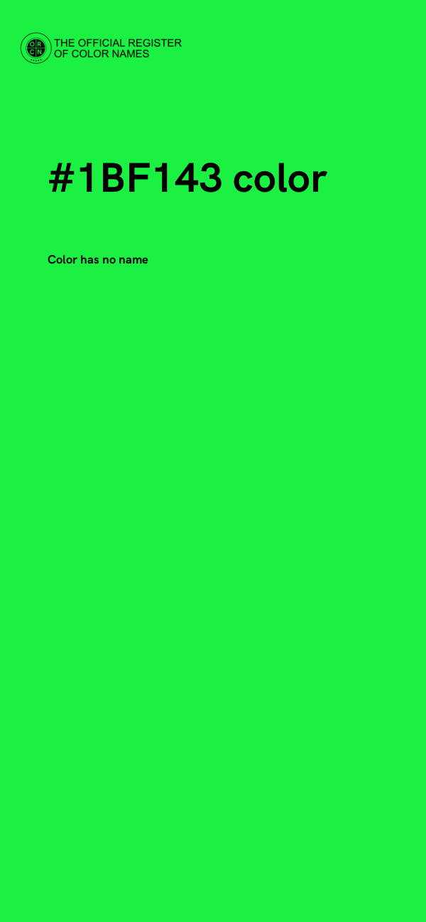 #1BF143 color image