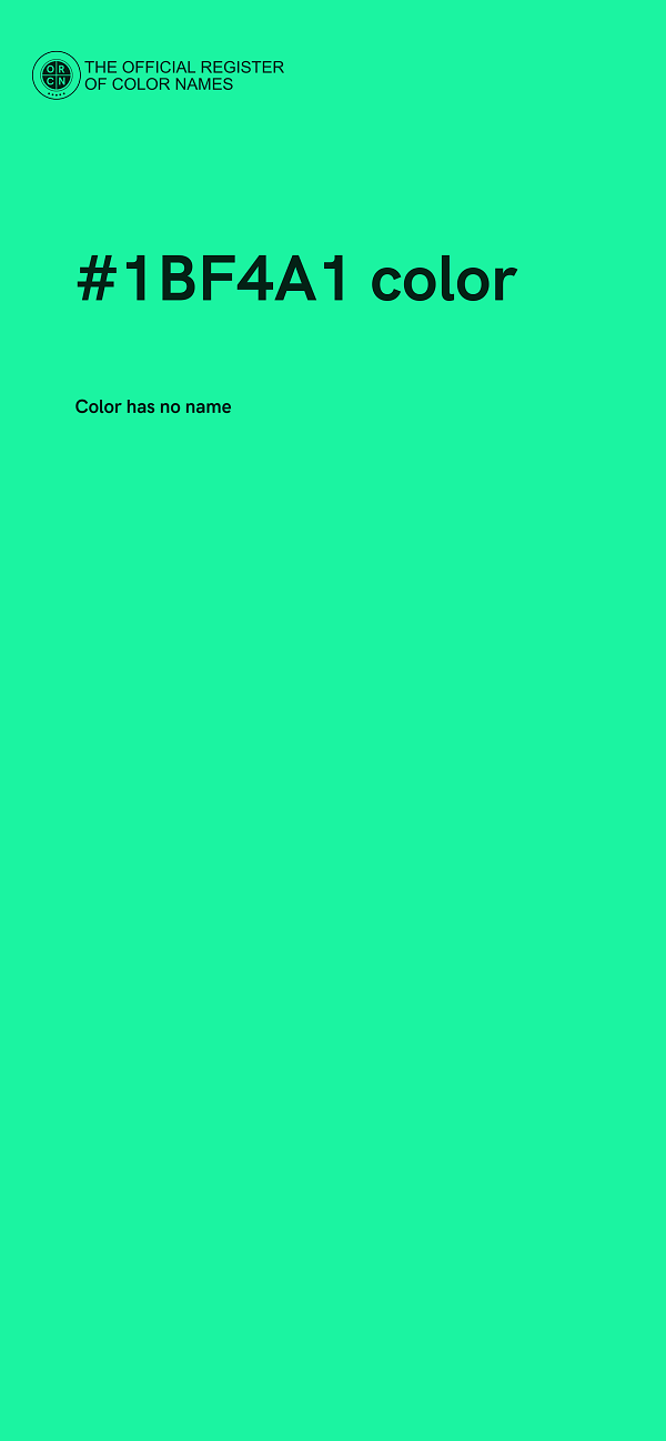 #1BF4A1 color image
