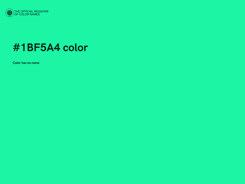 #1BF5A4 color image