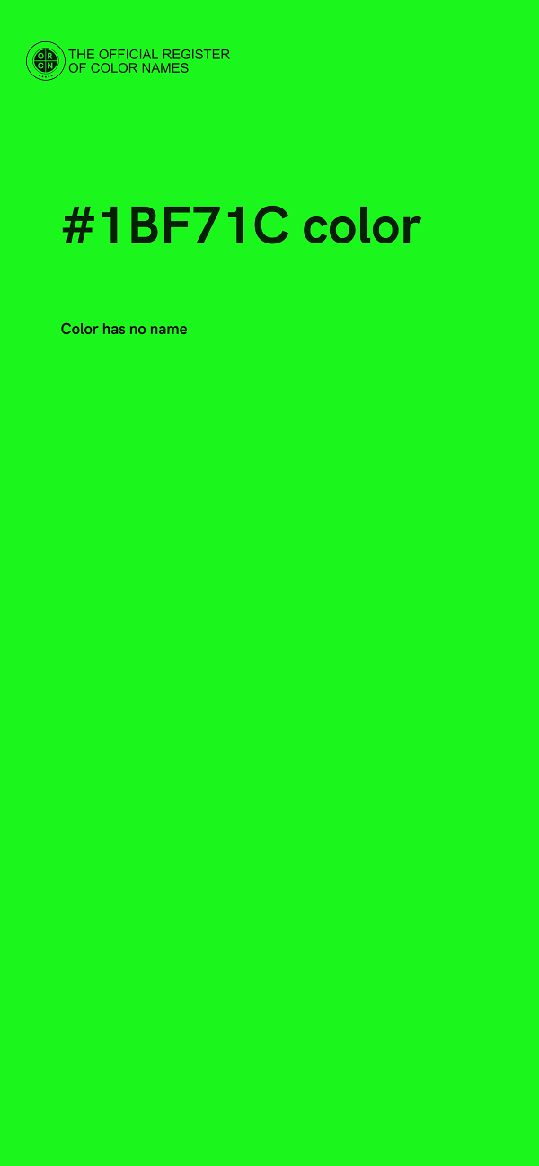 #1BF71C color image