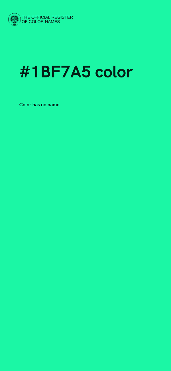 #1BF7A5 color image