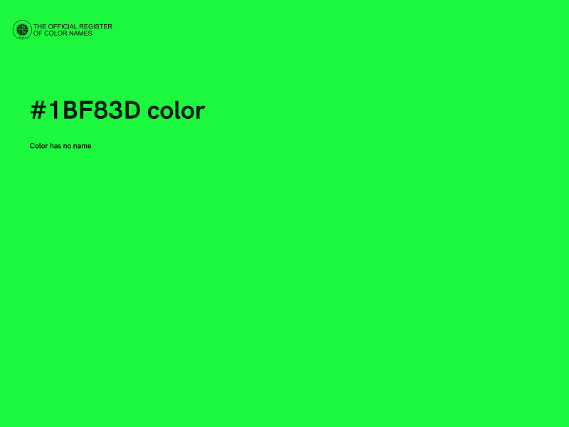 #1BF83D color image