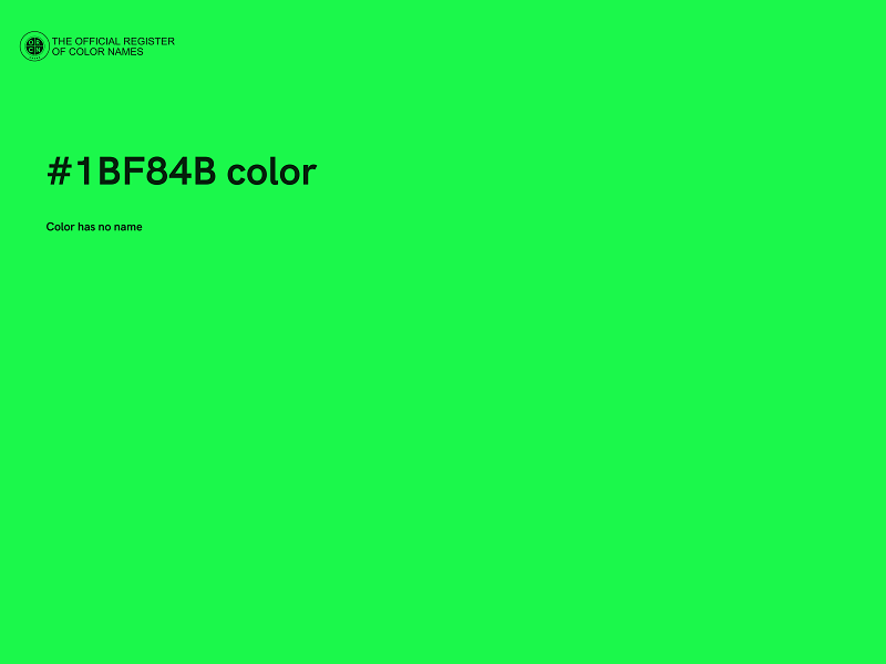 #1BF84B color image