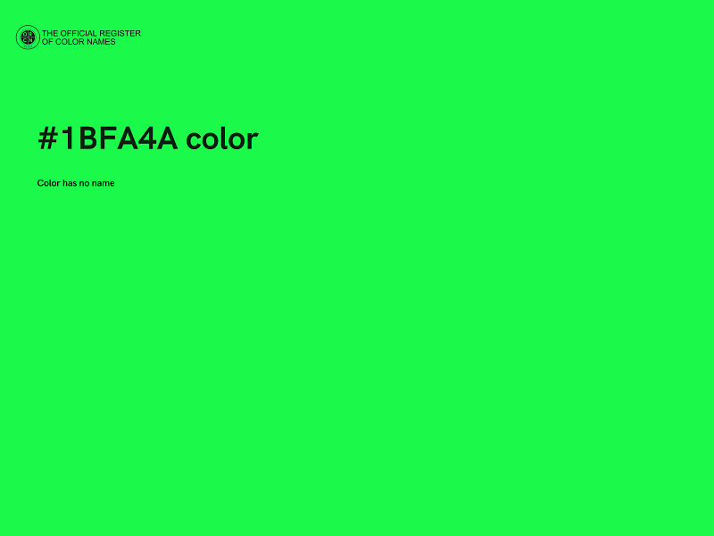 #1BFA4A color image