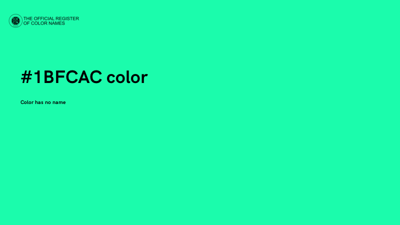 #1BFCAC color image