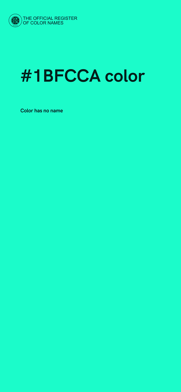 #1BFCCA color image