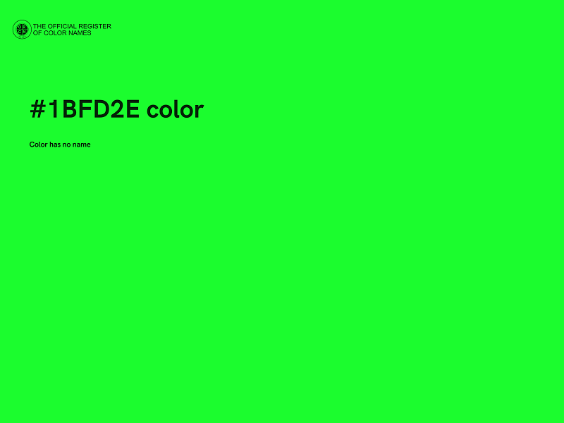 #1BFD2E color image