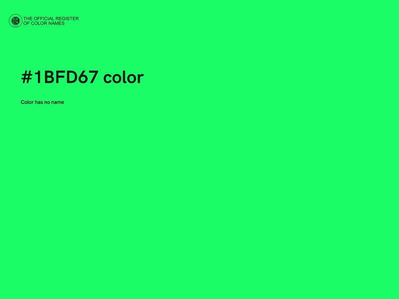 #1BFD67 color image