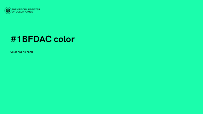 #1BFDAC color image