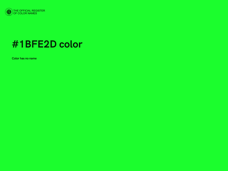 #1BFE2D color image