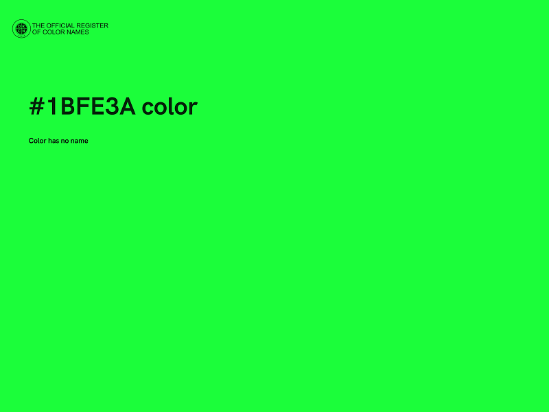 #1BFE3A color image