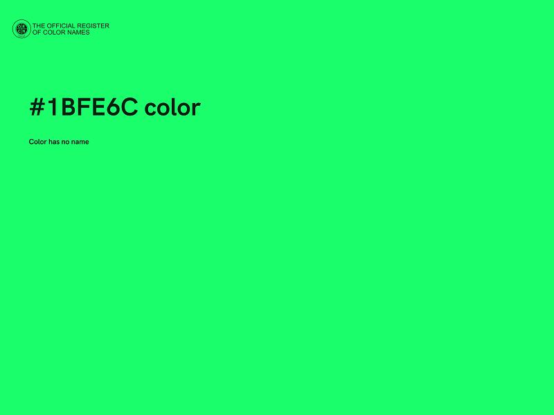 #1BFE6C color image