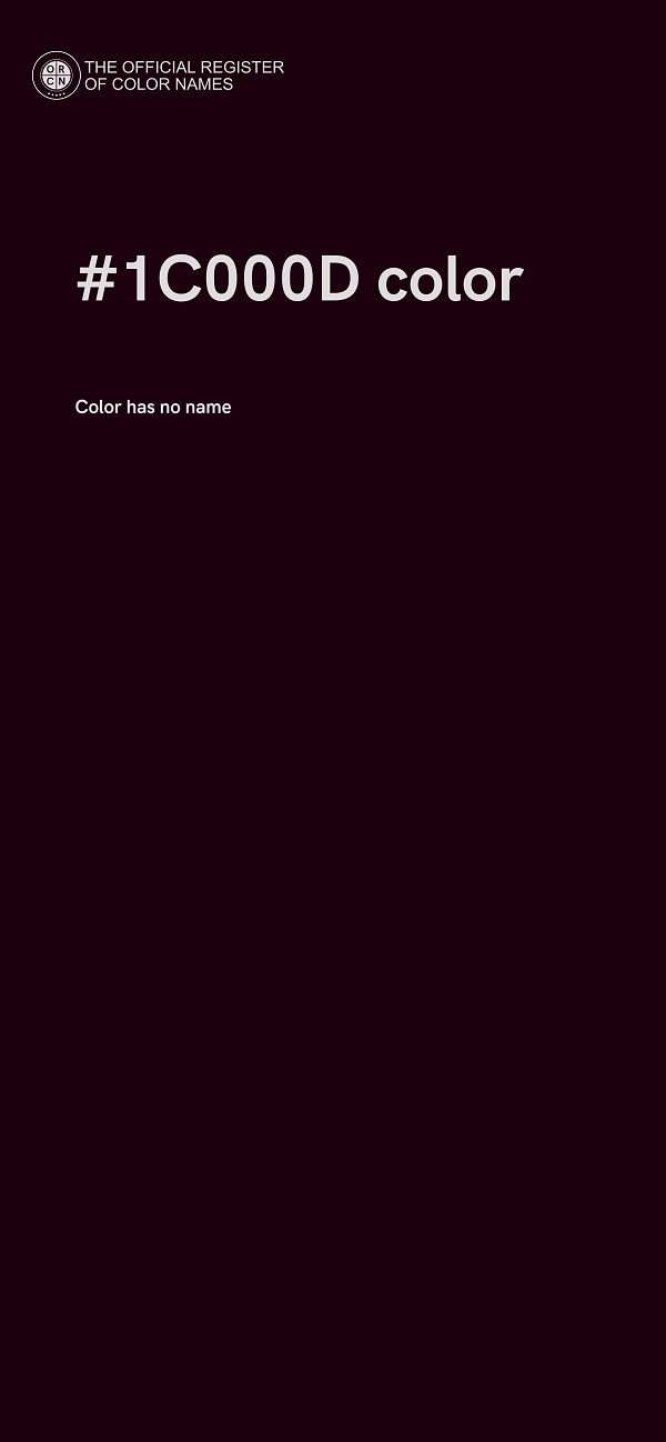 #1C000D color image