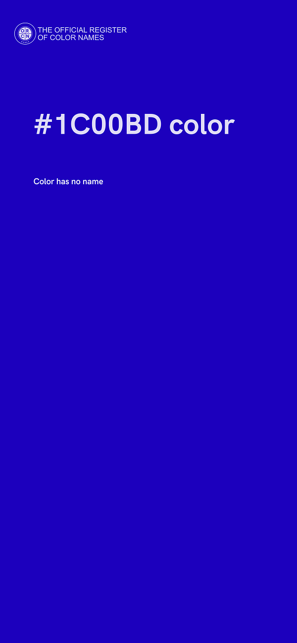 #1C00BD color image