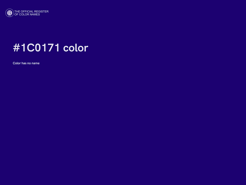 #1C0171 color image