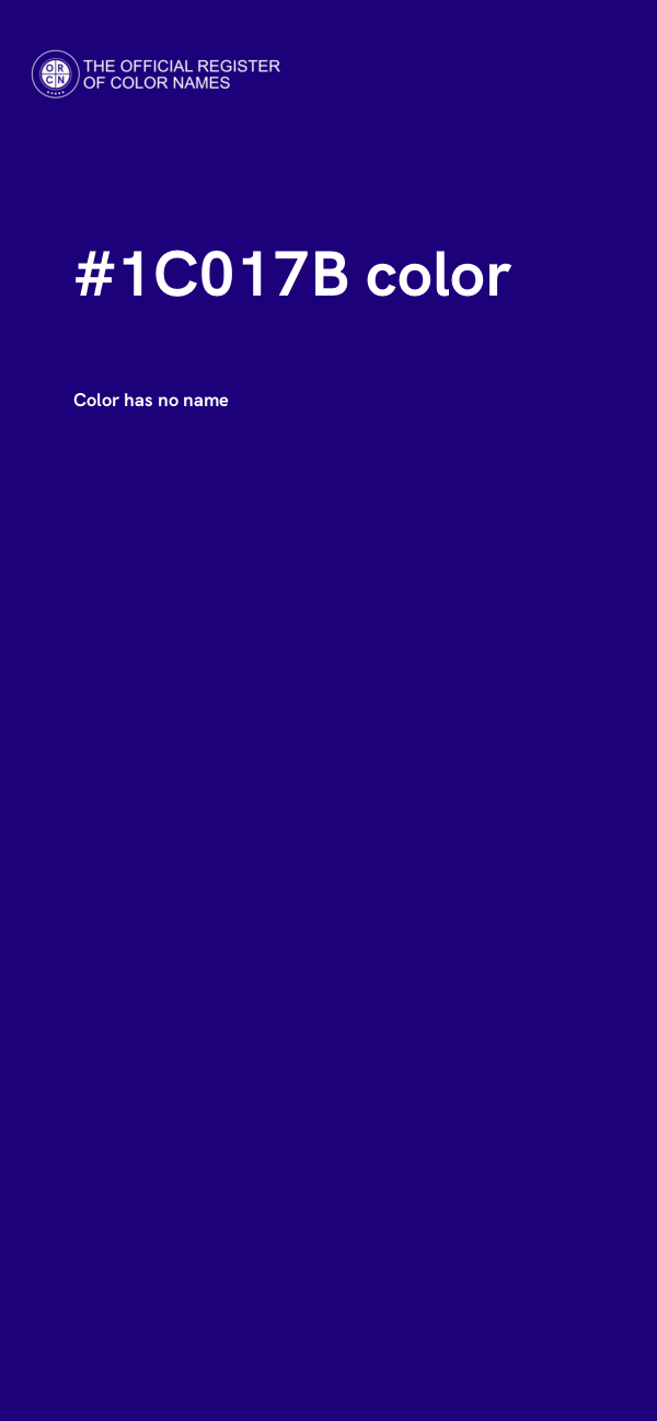 #1C017B color image